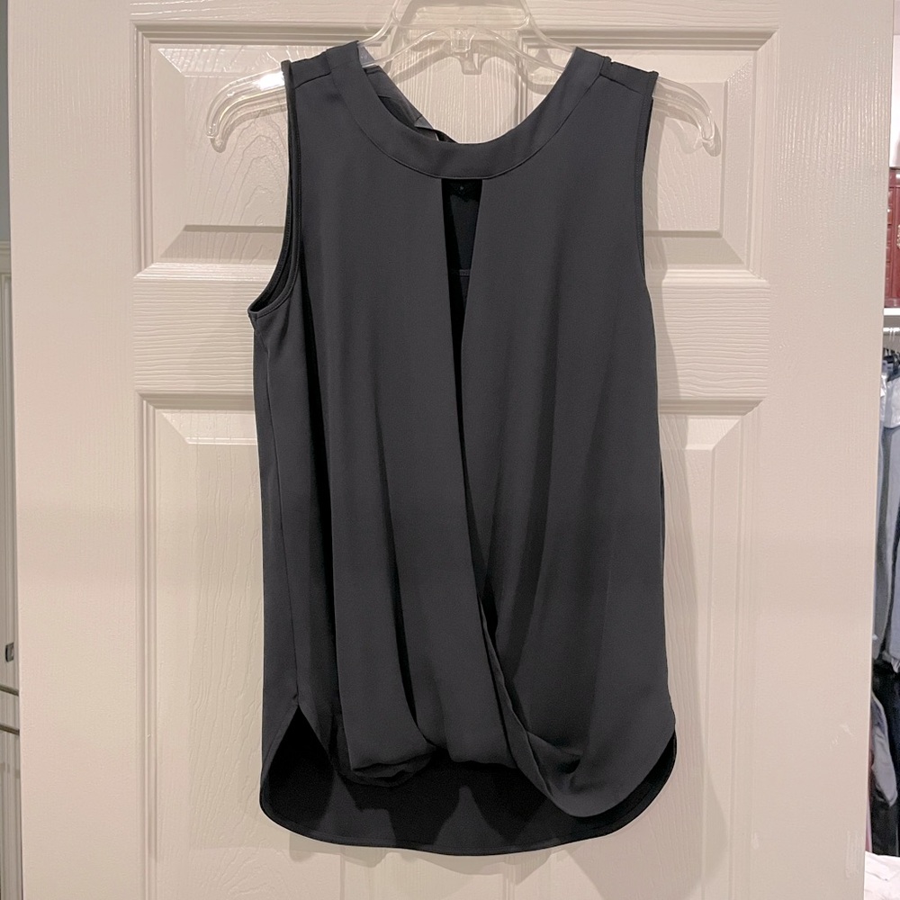 41 Hawthorn black dressy blouse size small